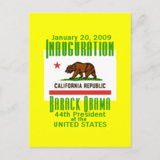 INAUGURAL Postcard
