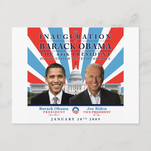 Inauguration 2009 postcard (Front)