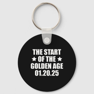 Inauguration 2025 President Trump Golden Age Keychain
