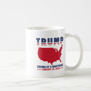 Inauguration 2025 Trump Elections End Of An A Scar Coffee Mug