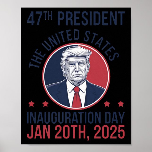 Inauguration 2025 Trump  Poster (Front)