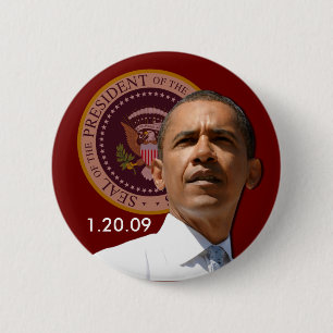 Inauguration Day 1.20.09 - Collector's Item! 2 Inch Round Button