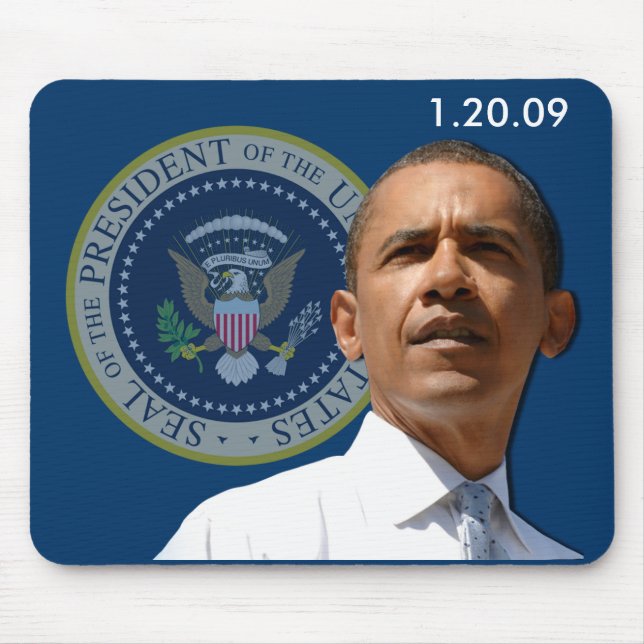 Inauguration Day 1.20.09 - Collector's Item! Mouse Pad (Front)