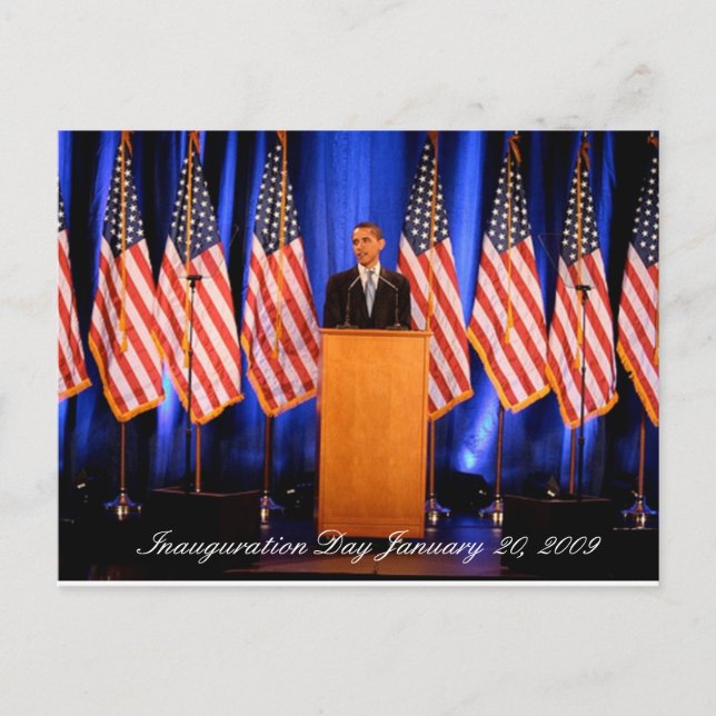 Inauguration Day 2009 Post Card - Customized (Front)