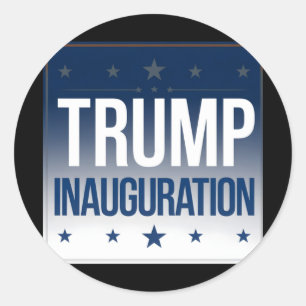 Inauguration Day 2025 - Donald Trump 47th Presiden Classic Round Sticker