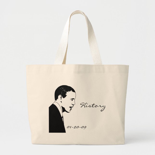 Inauguration Day Large Tote Bag (Front)