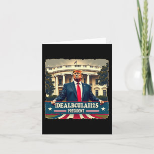 Inauguration Day President Donald Trump 2025 Memor Card