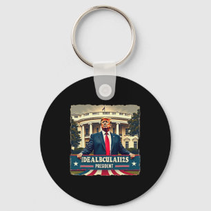 Inauguration Day President Donald Trump 2025 Memor Keychain