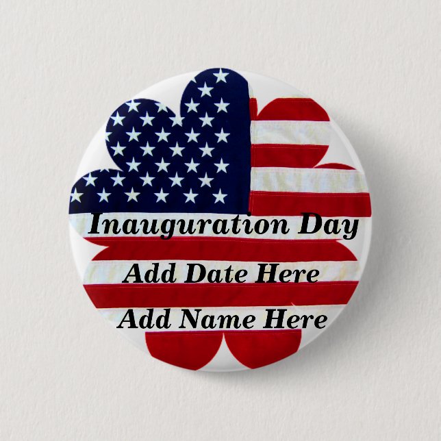 Inauguration Day,USA_Button 2 Inch Round Button (Front)