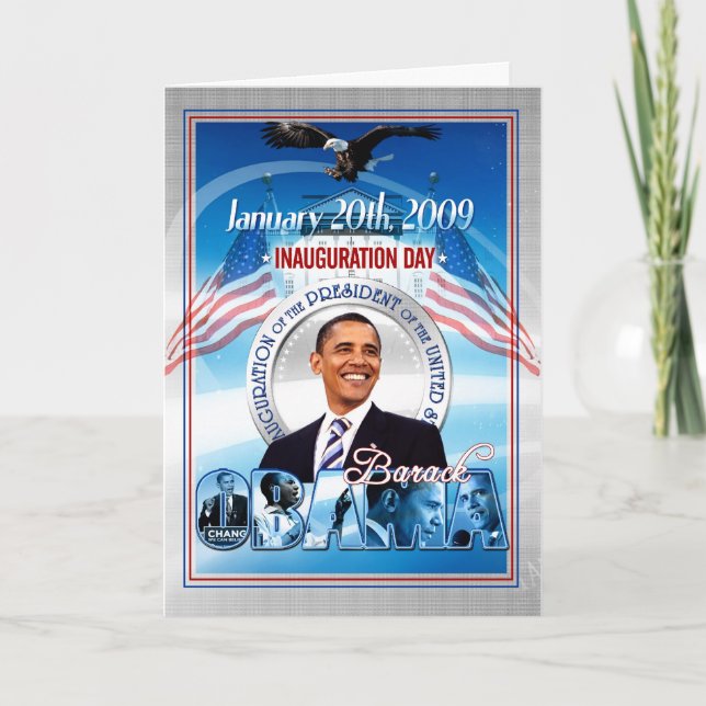 Inauguration of Barack Obama Card (Front)