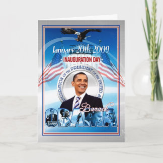 Inauguration of Barack Obama Card
