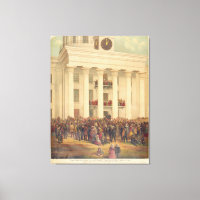 Inauguration of Jefferson Davis American Civil War