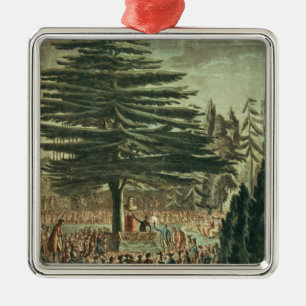 Inauguration of the bust of Carl Linnaeus Metal Ornament