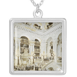 Inauguration of the Paris Opera House Silver Plated Necklace