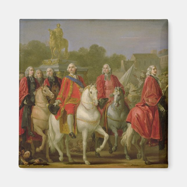 Inauguration of the Place Louis XV Magnet (Front)