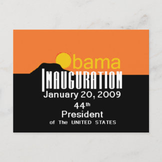INAUGURATION Postcard