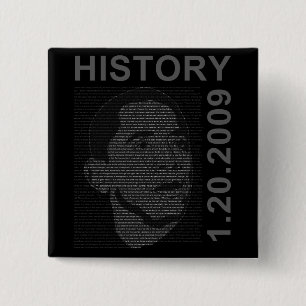 inauguration speech with embeded image 2 inch square button