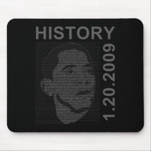 inauguration speech with embeded image mouse pad