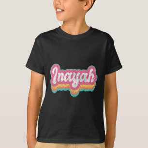 Inayah First Name Girl Vintage 70s 80s Personalize T-Shirt