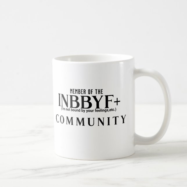 INBBYF+ Community Coffee Mug (Right)