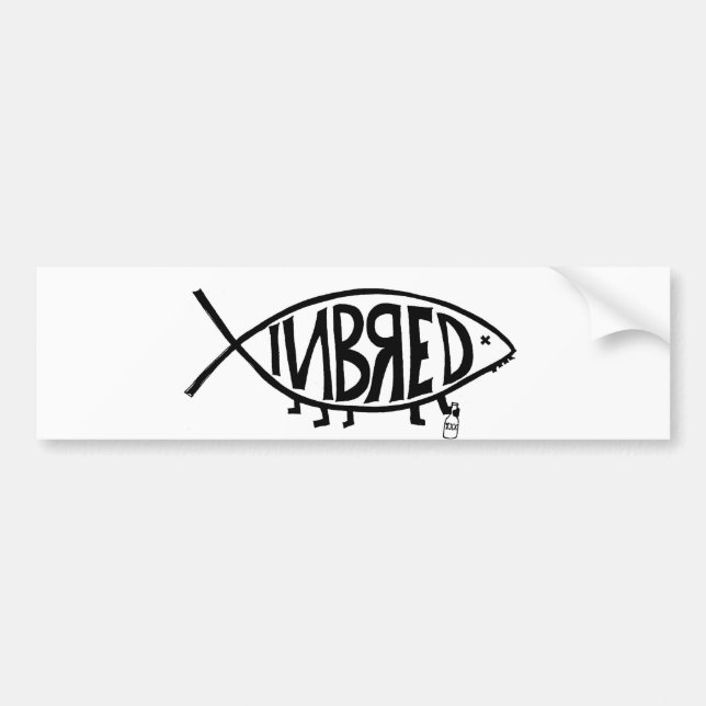 inbred bumper sticker (Front)
