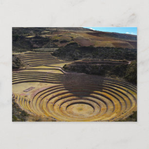 Inca Agricultural Site at Moray, Peru Postcard