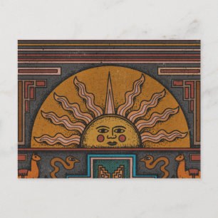 Inca Art Announcement Postcard