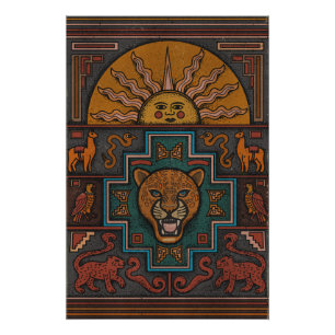 Inca Art Poster