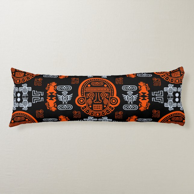 inca Aztec Home Decor Body Pillow (Front)