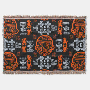 inca Aztec Home Decor Throw Blanket