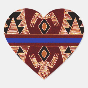 Inca Geckos Heart Sticker