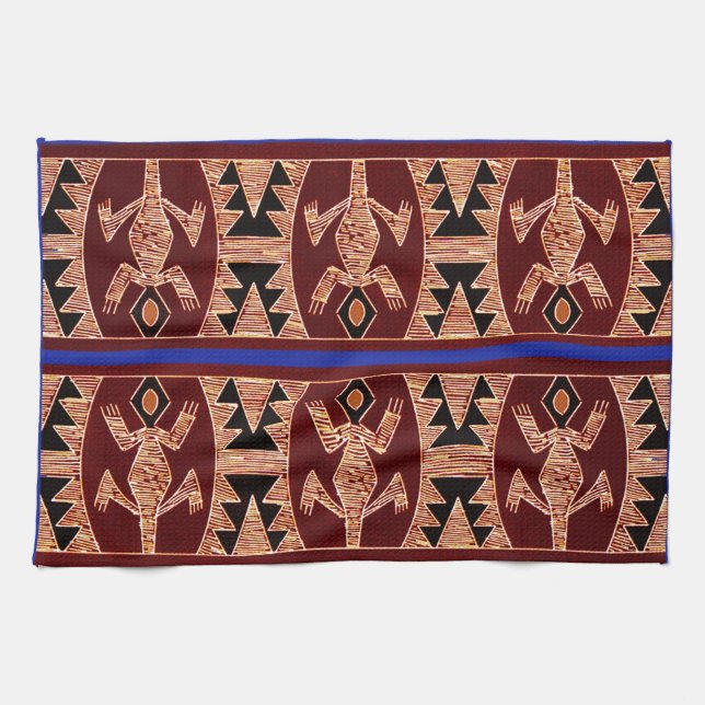 Inca Geckos Kitchen Towel (Horizontal)