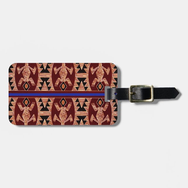 Inca Geckos Luggage Tag (Front Horizontal)