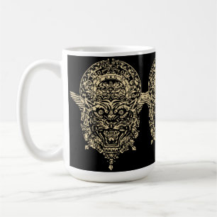 Inca & Mayan Cat Relic: Mystical Legends Coffee Mug