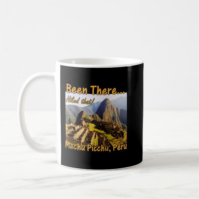 Inca Trail Hike Machu Picchu - Peru Raglan Basebal Coffee Mug (Left)