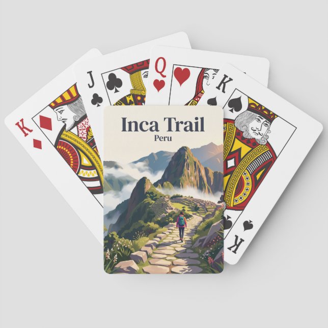 Inca Trail Peru Playing Cards (Back)