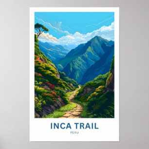 Inca Trail Peru Travel Print