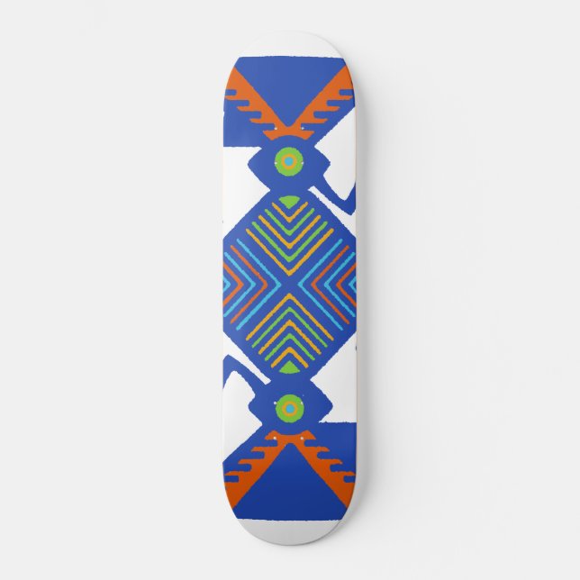 Inca Tribal Design Skateboard (Front)