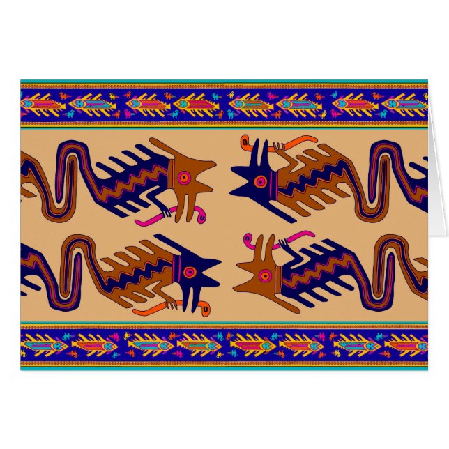 Inca Tribal Serpent (Front Horizontal)