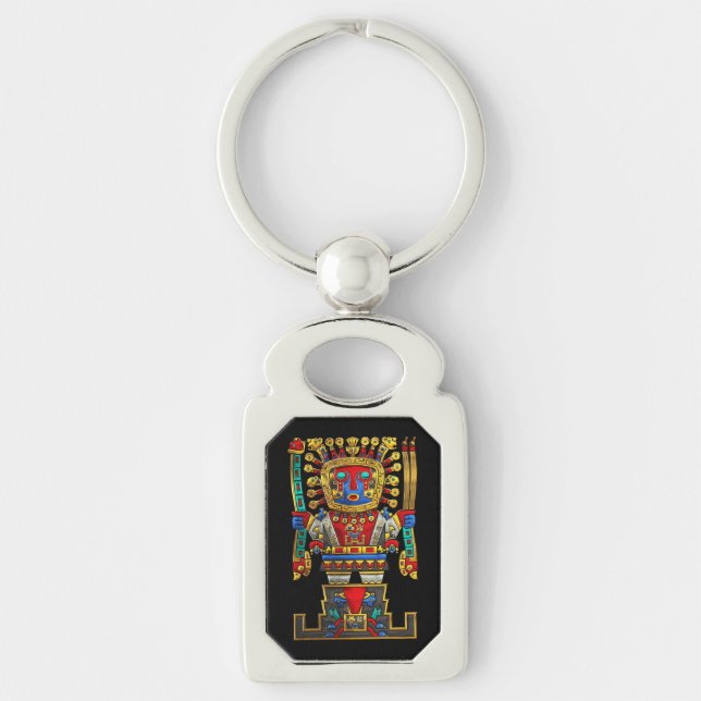 Incan Gods - The Great Creator Viracocha  Keychain (Front)