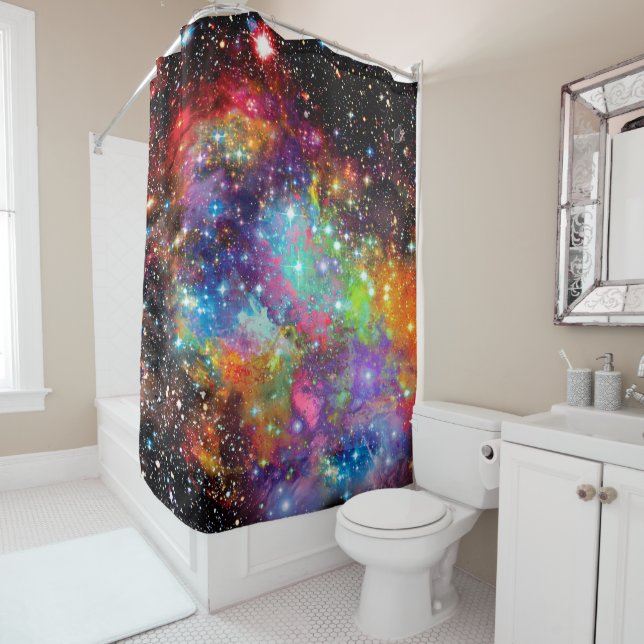 Incandescence Star Field Douche rideau (En situation)