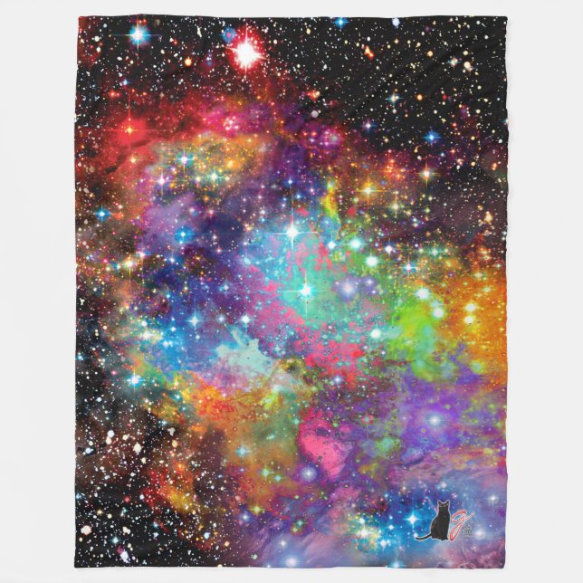 Incandescence Star Field Fleece Blanket (Front)