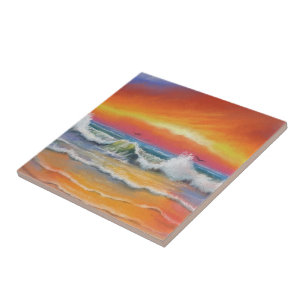 Incandescence - Watercolor Art Tile