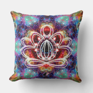 Incandescence Zen Lotus Throw Pillow