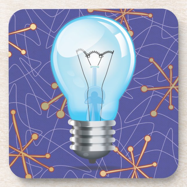 Incandescent light bulb coaster (Front)