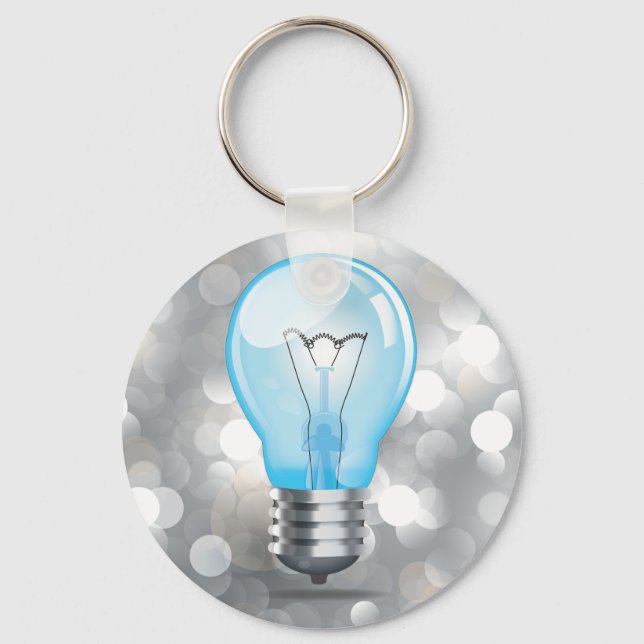 Incandescent light bulb keychain (Front)