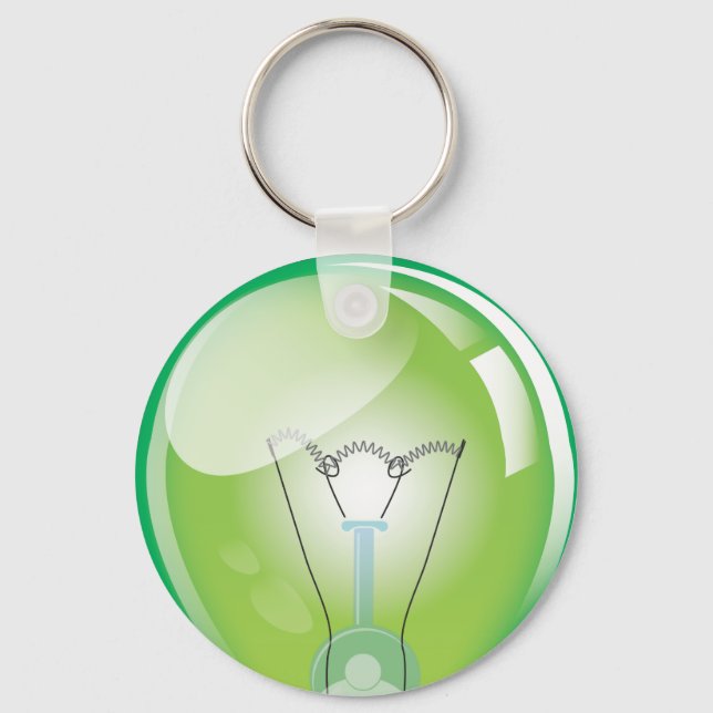 Incandescent light bulb keychain (Front)