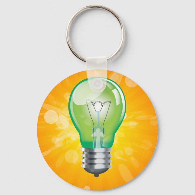 Incandescent light bulb keychain (Front)