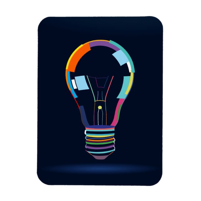  Incandescent light bulb Magnet (Vertical)