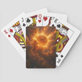 Incandescent Sun Playing Cards
